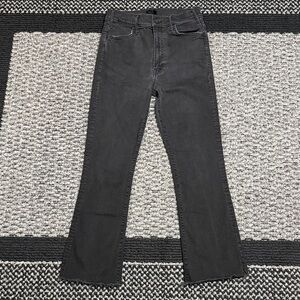 Mother The Hustler Ankle Fray Jeans Womens 28 Black High Rise Stretch Denim